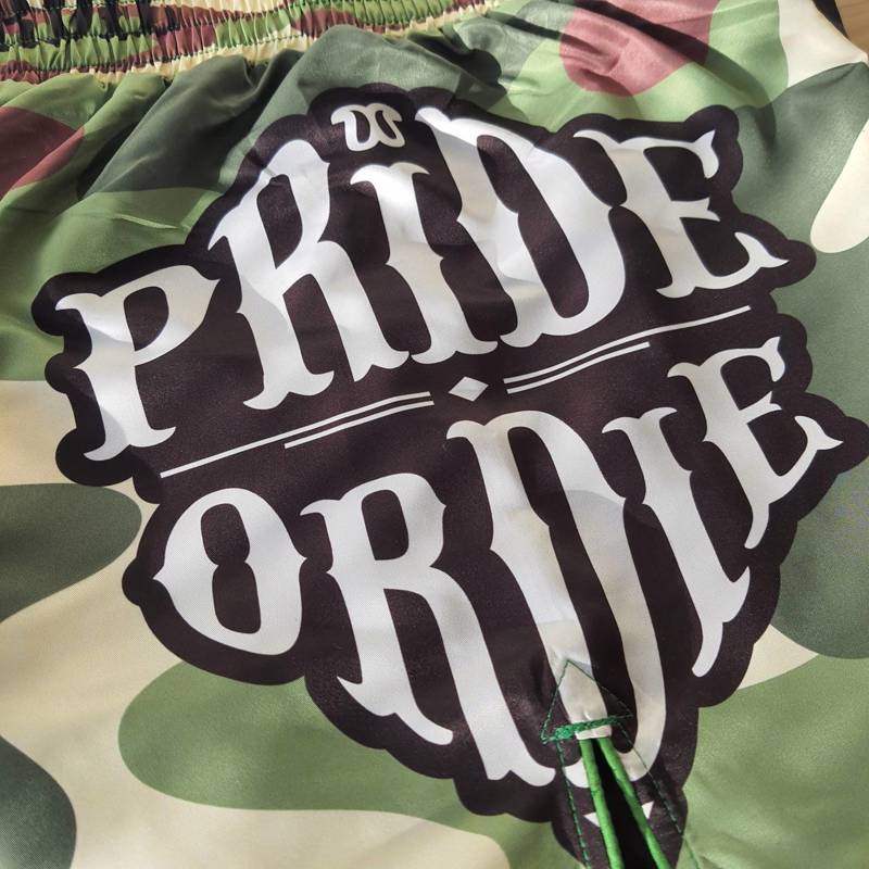 Pride Or Die Reckless Jungle MMA Shorts - Black